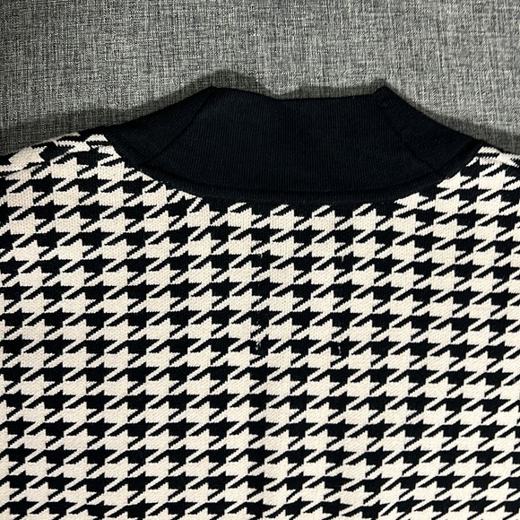 Sandro Dane Oversized Houndstooth Cardigan Size 0 - Picture 9 of 9